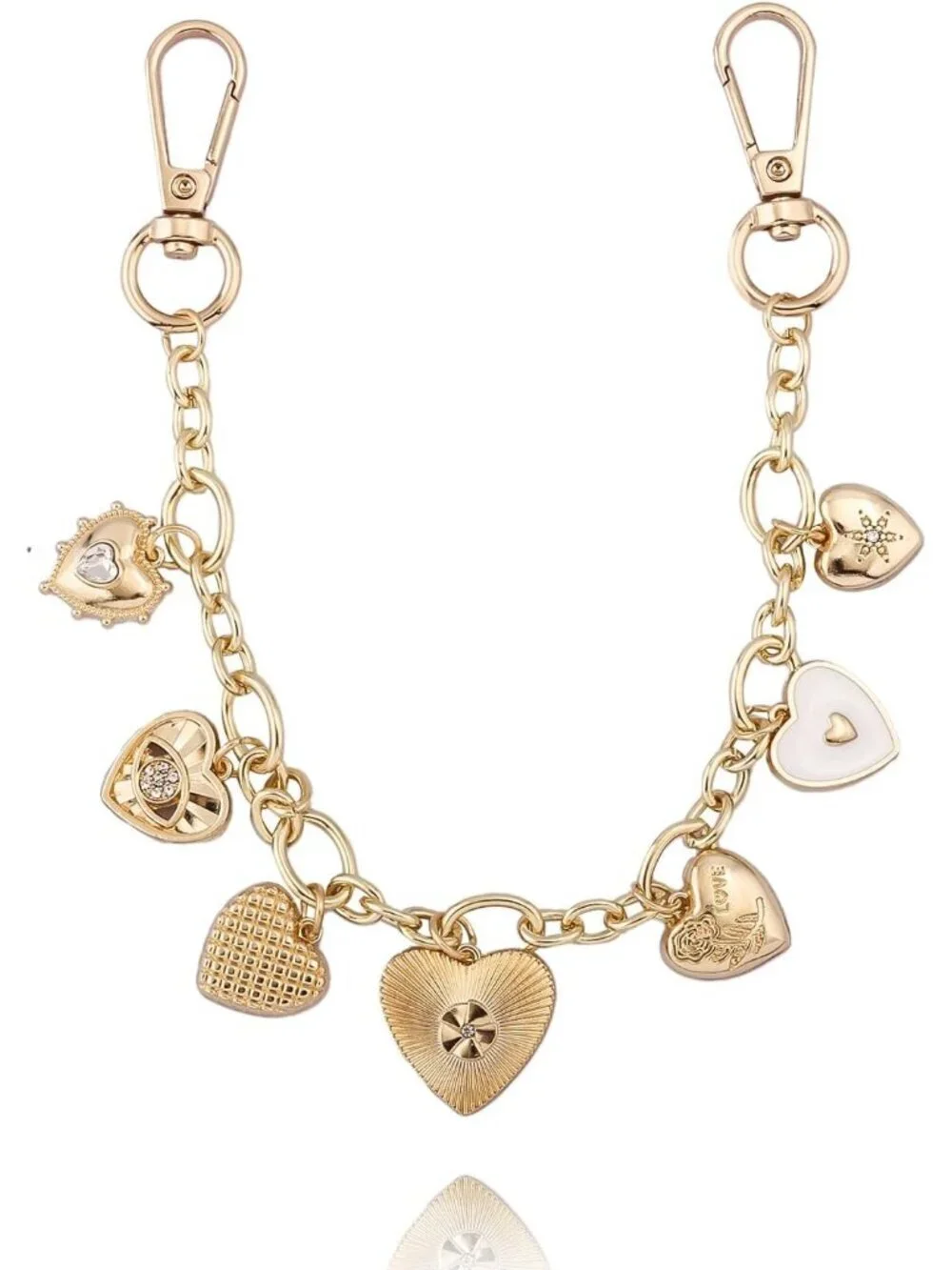 Bag Purse Charm Chain for Handbags - Gold Key Chain Accessories - Cute Keychain
